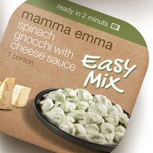 MAMMA EMMA EASY MIX SPINACH GNOCCHI WITH CHEESE SAUCE 280 GRMS