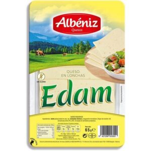 ALBENIZ EDAM CHEESE SLICES 65 GRMS