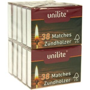 UNILITE PK OF 10 MATCBOXES 1 PCS.