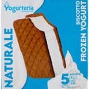 I YOGURTERIA BISCOTTI FROZEN YOGURT 5X275 GRMS