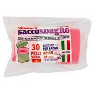 VIROSAC SCENTED PINK BAGS BATHROOM 30`S 42X55CM 40 PCS.
