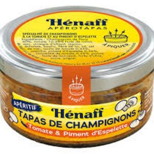 HENAFF MUSHROOMS, TOMATO & ESPELETTE HOT CHILLI 110 GRMS