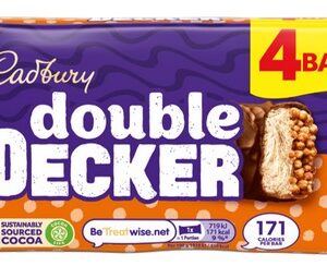 CADBURY DOUBLE DECKR MP 3+1FREE 37 GRMS