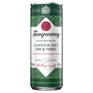 TANQUERAY GIN & TONIC CAN 250 ML