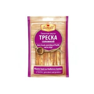 IRKOFF IKROFF DRIED SPICED COD STRIPS 36 GRMS