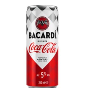 BACARDI COKE CAN 250 ML