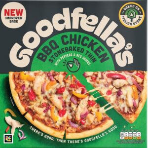 GOODFELLAS THIN BBQ CHICKEN PIZZA 385 GRMS