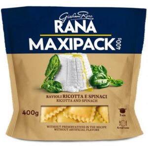 RANA  RAVIOLI RICOTTA SPINACI  400 GRMS