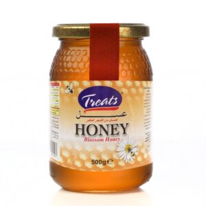 TREAT  CRYSTAL PETC JAR FLOWER HONEY  500 GRMS