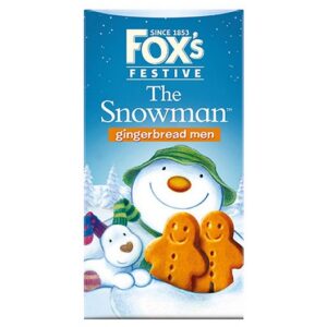 FOXS SNOWMAN GINGERBREAD COOKIES 100 GRMS