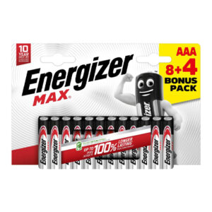 ENERGIZER ALKALINE MAX AAA/LR03 8+4 FSB8