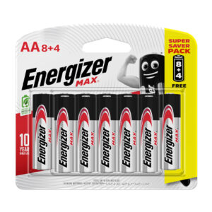 ENERGIZER ALKALINE MAX  AA/LR06 8+4 FSB8