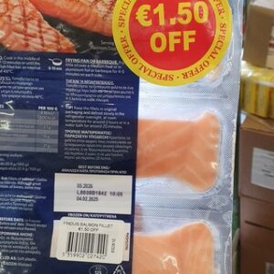 FINDUS SALMON FILLET €1.50OFF 500 GRMS