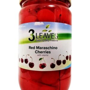 3LEAVES COCKTAIL CHERRIES WITH STEM 775 GRMS
