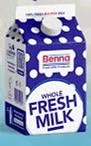 BENNA WHOLE MILK 3.5% FAT 500 ML