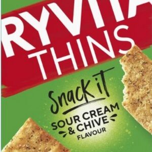 RYVITA THINS SNACK IT CHIVE 125 GRMS
