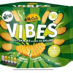 MCCAIN VIBES CHEESE & ONION 356 GRMS