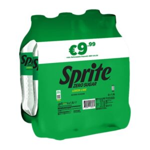 SPRITE ZERO €9.99 PACK 6X1.5 LTR