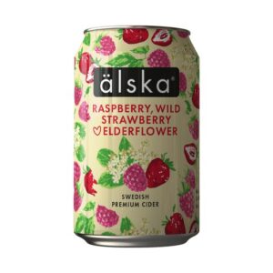 ALSKA RASPBERRY & WILD STRAWBERRIES 330 ML