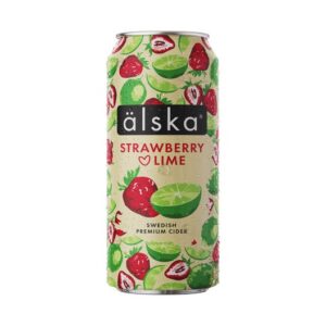 ALSKA STRAWBERRY & LIME (BOTTLE) 500 ML