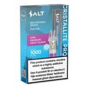SALT CRISTALLITE PRO BLUE KIT + KIWIPFRUITGUAVA POD