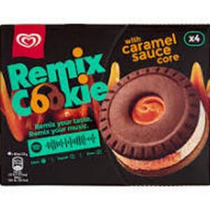 ALGIDA REMIX COOKIE  M/P 4X148 GRMS