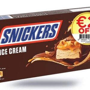SNICKERS ICE CREAM €2 OFF 6X45 GRMS