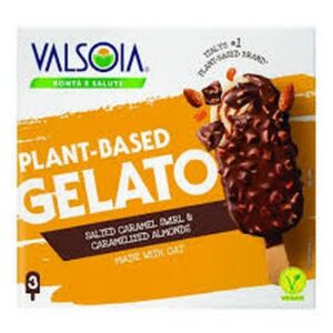 VALSOIA 3 SALTED CARAMEL STICKS 240 GRMS