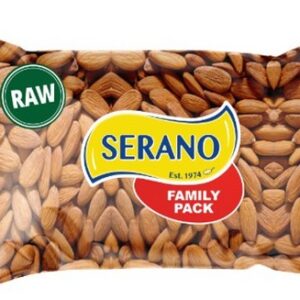 SERANO RAW ALMONDS 500 GRMS
