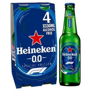 HEINEKEN BEER ZERO BTLS PACK 4X330 ML